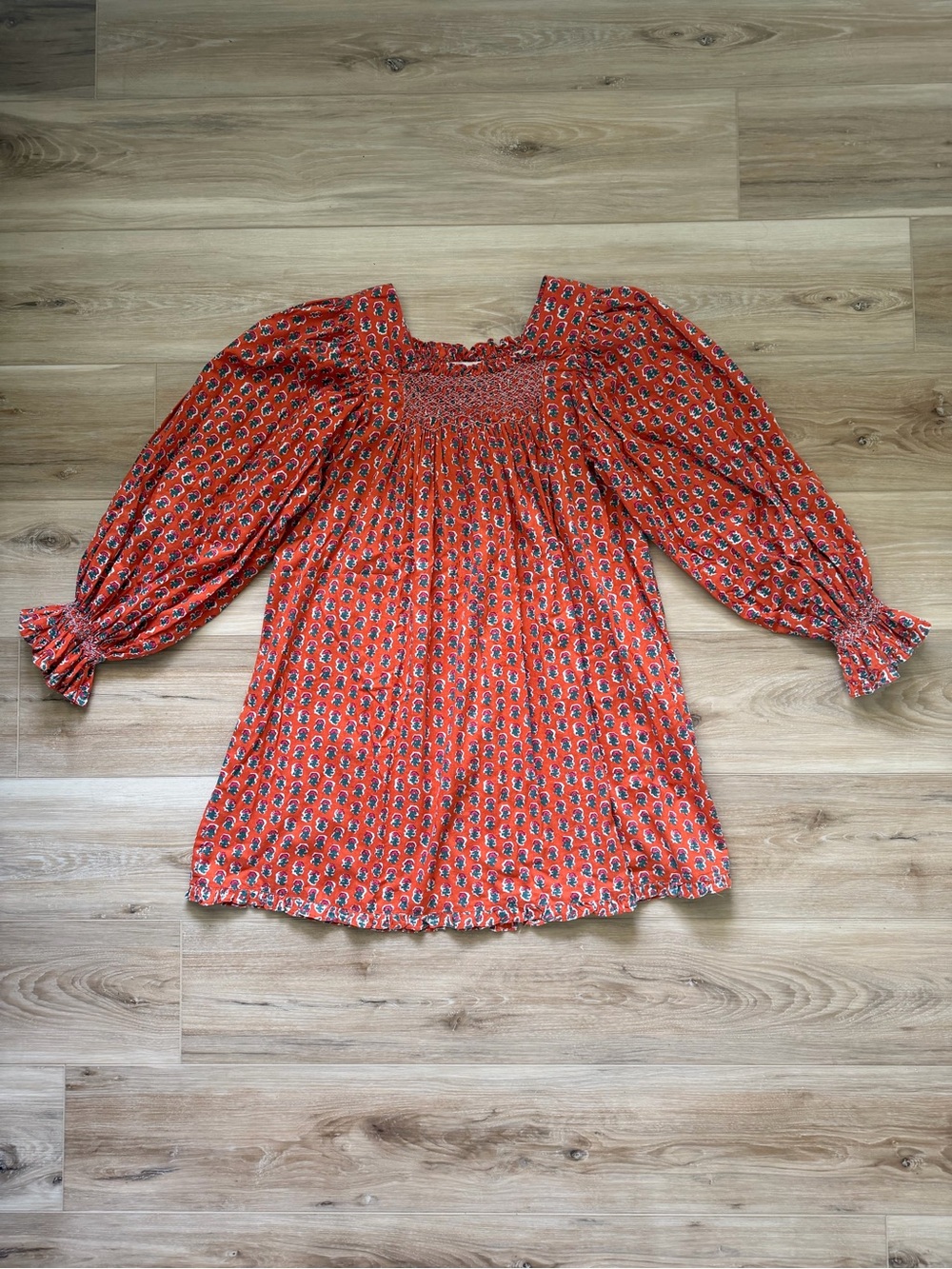 Doen Estee Dress In Calico Blooms - Picture 3 of 14